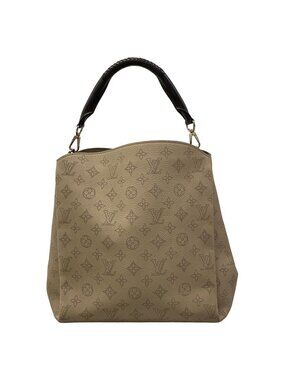 Louis Vuitton Handbag Mahina Babylon PM Galet Leather